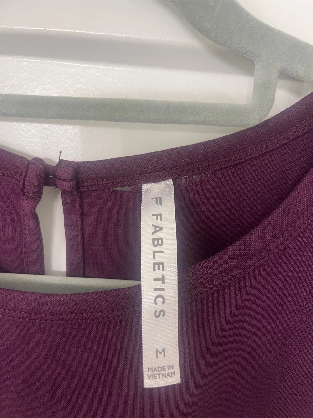 Fabletics Deep Plum Sleeveless Knit Jumpsuit